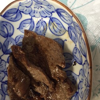 焼肉用の肉で(*^^*)マヨマヨ焼肉のタレ焼き